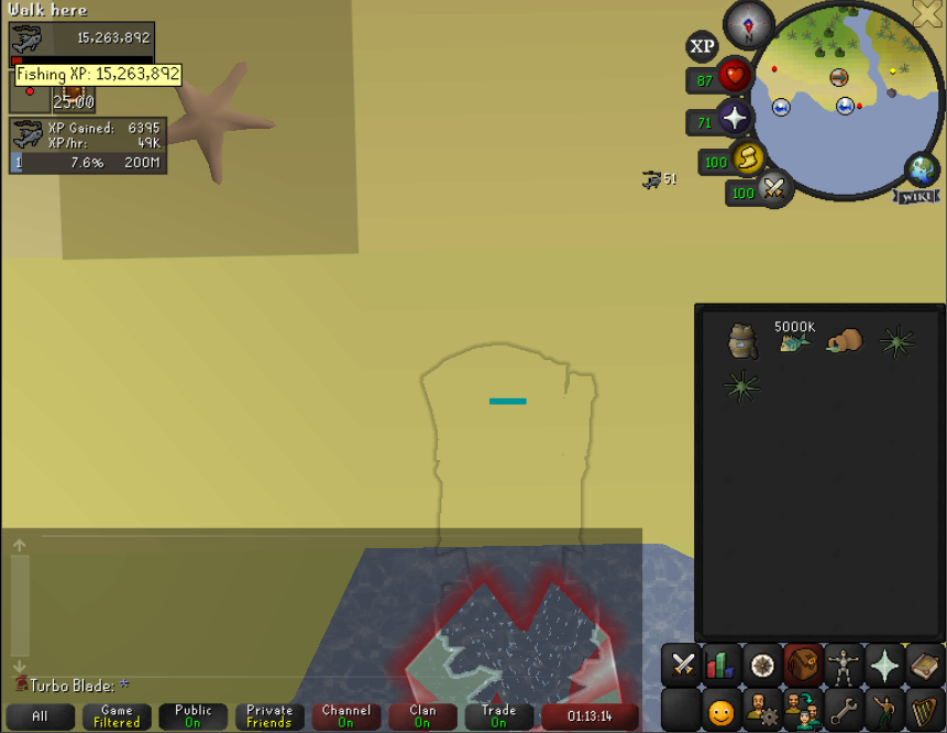 Grind for 200m fish has started on the hcim.
Finally got the barrel &amp; required karambwanji!