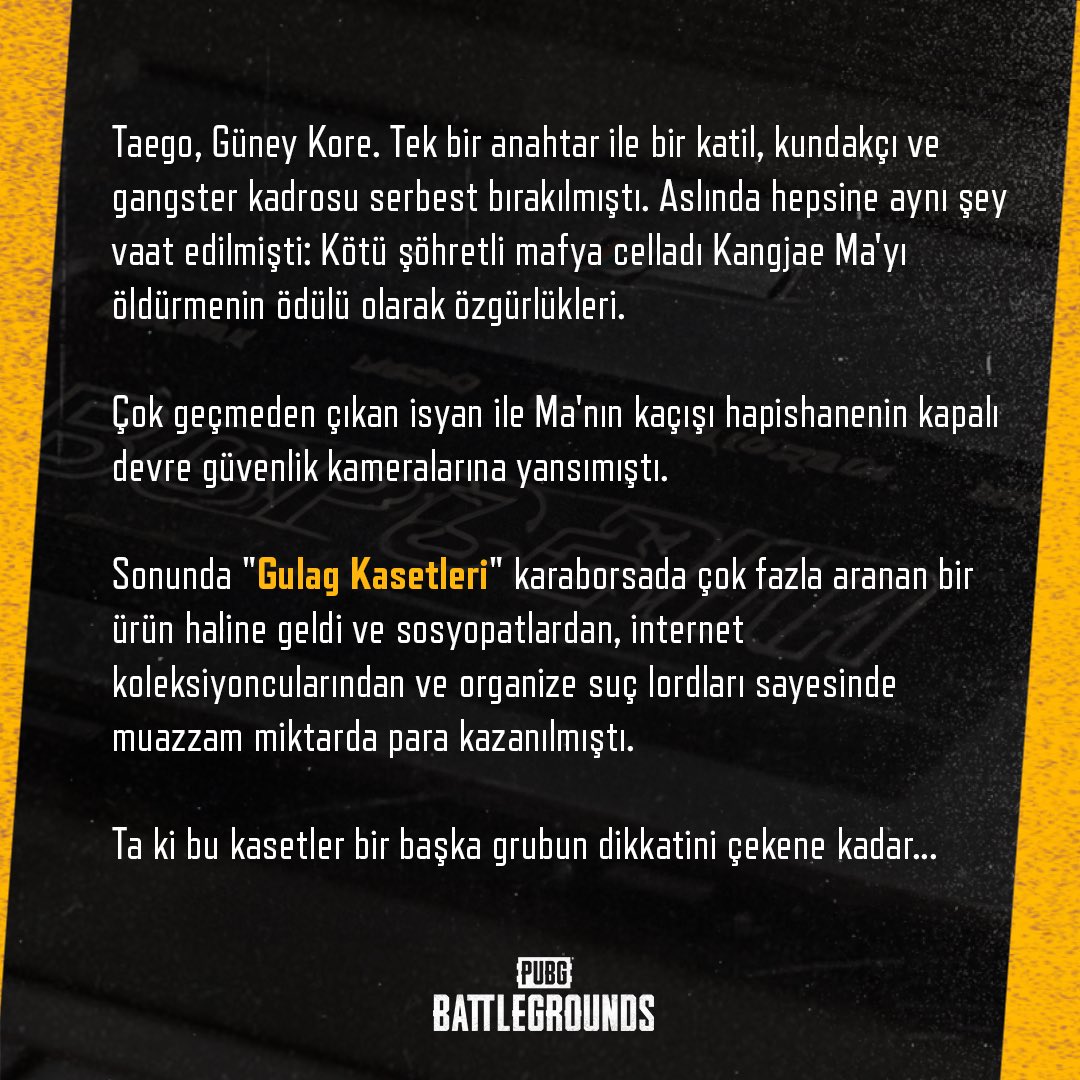 1983 | GULAG KASETLERİ

Taego’nun suçluları etrafında geziyor olabilir, gözlerini dört aç.

#GERÇEKSAVAŞ #GERÇEKREKABET #PUBG #BATTLEGROUNDS