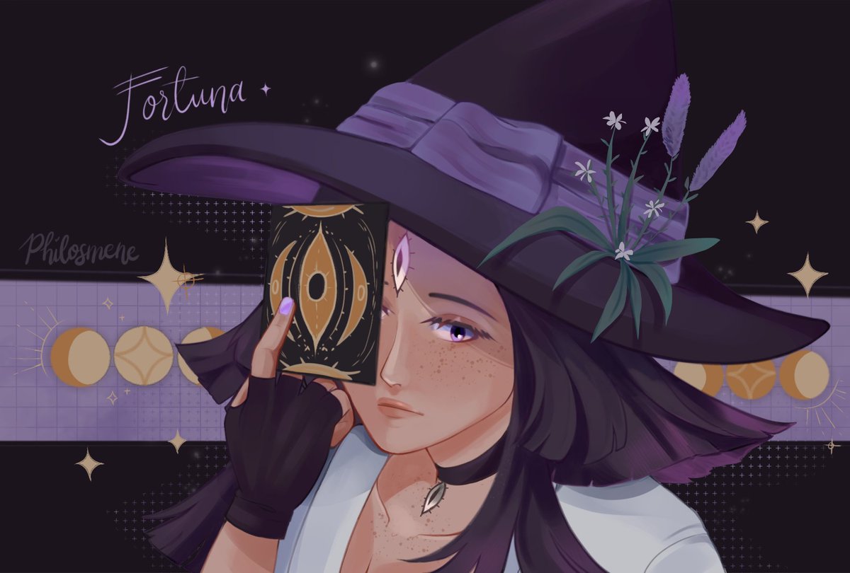 I love witches and purple 💜 this is from a game 'The Cosmic Wheel Sisterhood' from Steam! (still in demo) go check it out, pretty unique game im in love 🩷 #thecosmicwheelsisterhood #Steam #digitalartwork @Deconstructeam