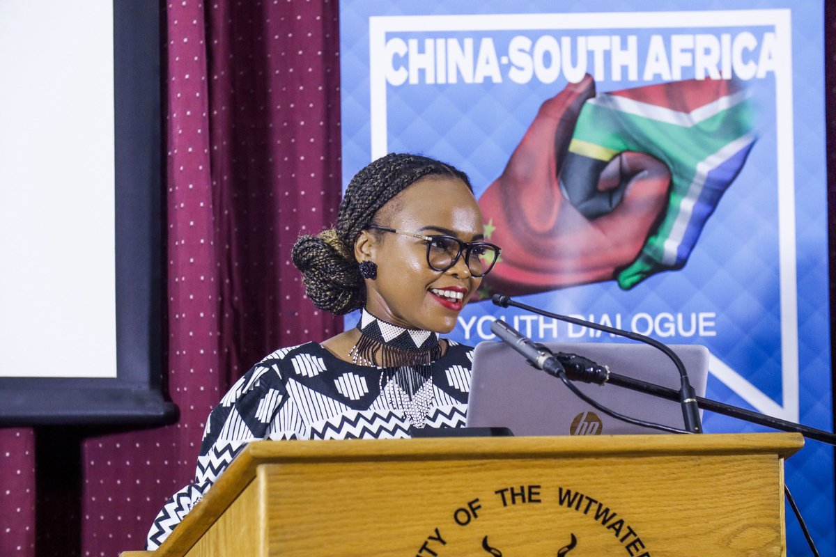 witschinaafrica's tweet photo. During moderation,@MsBTutu, Project Coordinator of the @witschinaafrica, said "As we may all know; SA and China enjoy vibrant economic relations and China is by far SA’s largest global trading partner. "What is the Ideal Relationship for China and South Africa?" https://t.co/ESH2YhLpDP