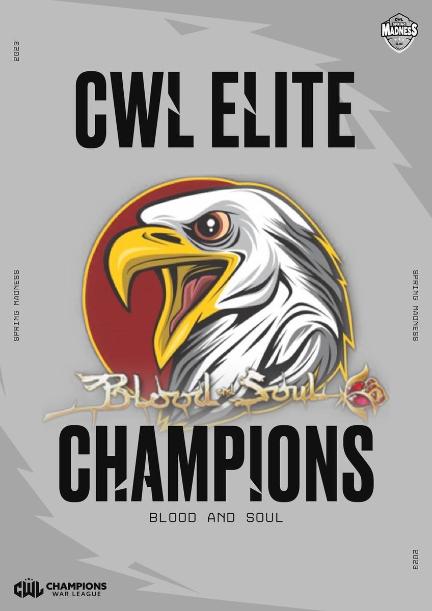 Blood and Soul (@bas_coc) on Twitter photo Our victory poster from CWL ELITE is ready now. Great trophy 🏆 Thanks <a href="/champwarleague/">Champions War League</a> Our victory poster from CWL ELITE is ready now. Great trophy 🏆 Thanks <a href="/champwarleague/">Champions War League</a>