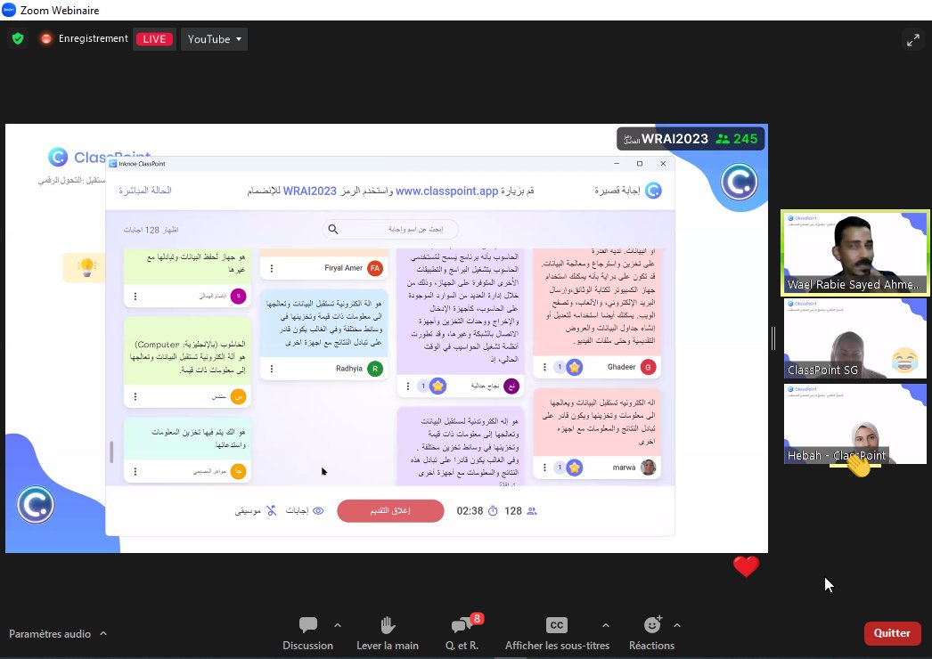 ELBALGHITIANAS's tweet photo. Many Thanks for wonderful session @WaelRabie83 @mery092 @classpointMENA
#classpointAI #MIEExpert #MicrosoftEDU @Fnar9595 @ahmmath @saharelayally @bobba44266647 @GihanGAhmed https://t.co/fkQOOjXJBZ