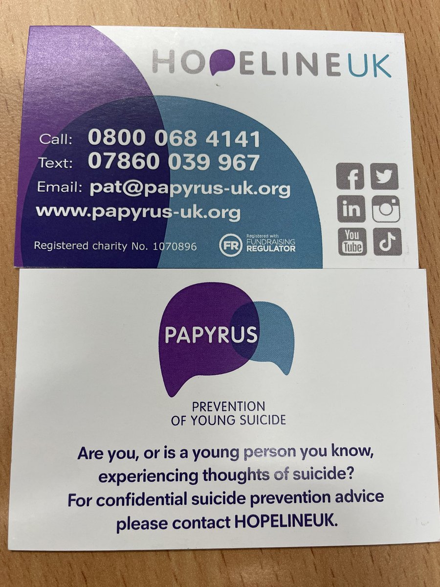 salsa6665's tweet photo. Highly recommend the Papyrus SP-EAK training that my colleagues and I attended today on the prevention of young suicide. Thankyou QUB SU Mental Health for organising the training. #QUBSU #QUBSUMentalhealth #papyrus @PAPYRUS_Charity @QUBWellbeing https://t.co/lwBHzoIZBm