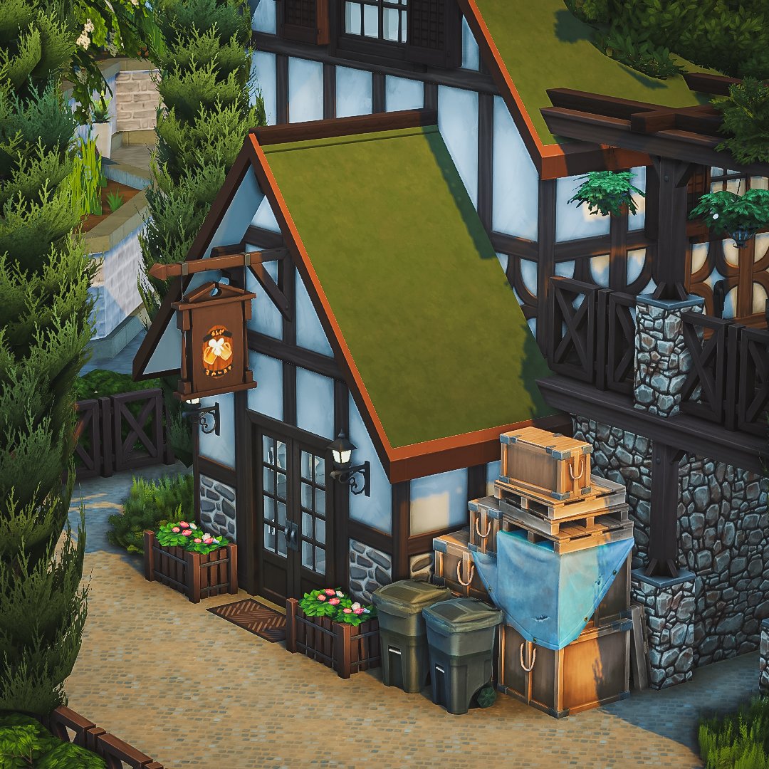 cozyindi's tweet photo. Medieval Tavern 🍻
Speed Build: https://t.co/vOQFHXMlsp
#TheSims #Sims4 #ShowUsYourBuilds #Simspiration #Sims4GetTogether #TS4 https://t.co/KtmFUE4USs