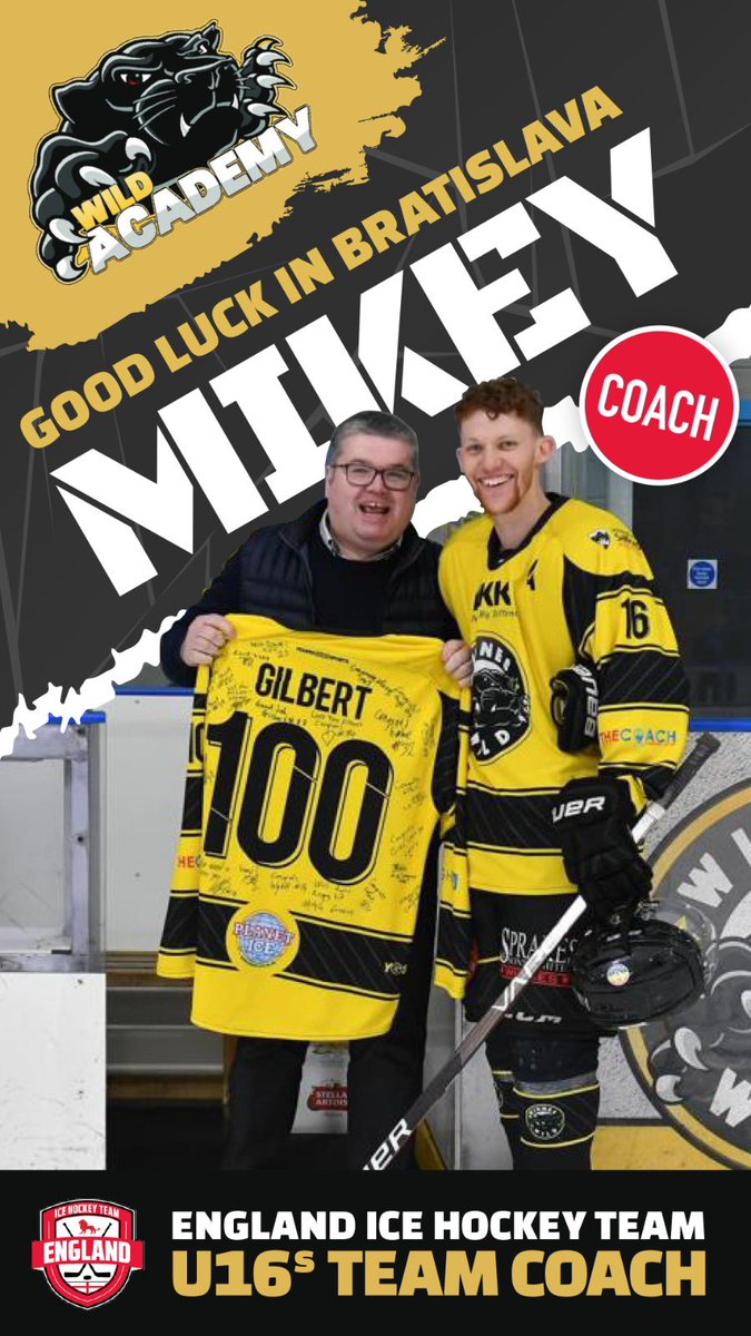 WidnesWildAcademy (@widneswildacad) on Twitter photo We would like to wish our head coach and the whole of the u16’s England team the best of luck out in Bratislava over the coming days. We’re proud of you Mikey!
#wearewild
<a href="/EIHA_Official/">England Ice Hockey</a> We would like to wish our head coach and the whole of the u16’s England team the best of luck out in Bratislava over the coming days. We’re proud of you Mikey!
#wearewild
<a href="/EIHA_Official/">England Ice Hockey</a>