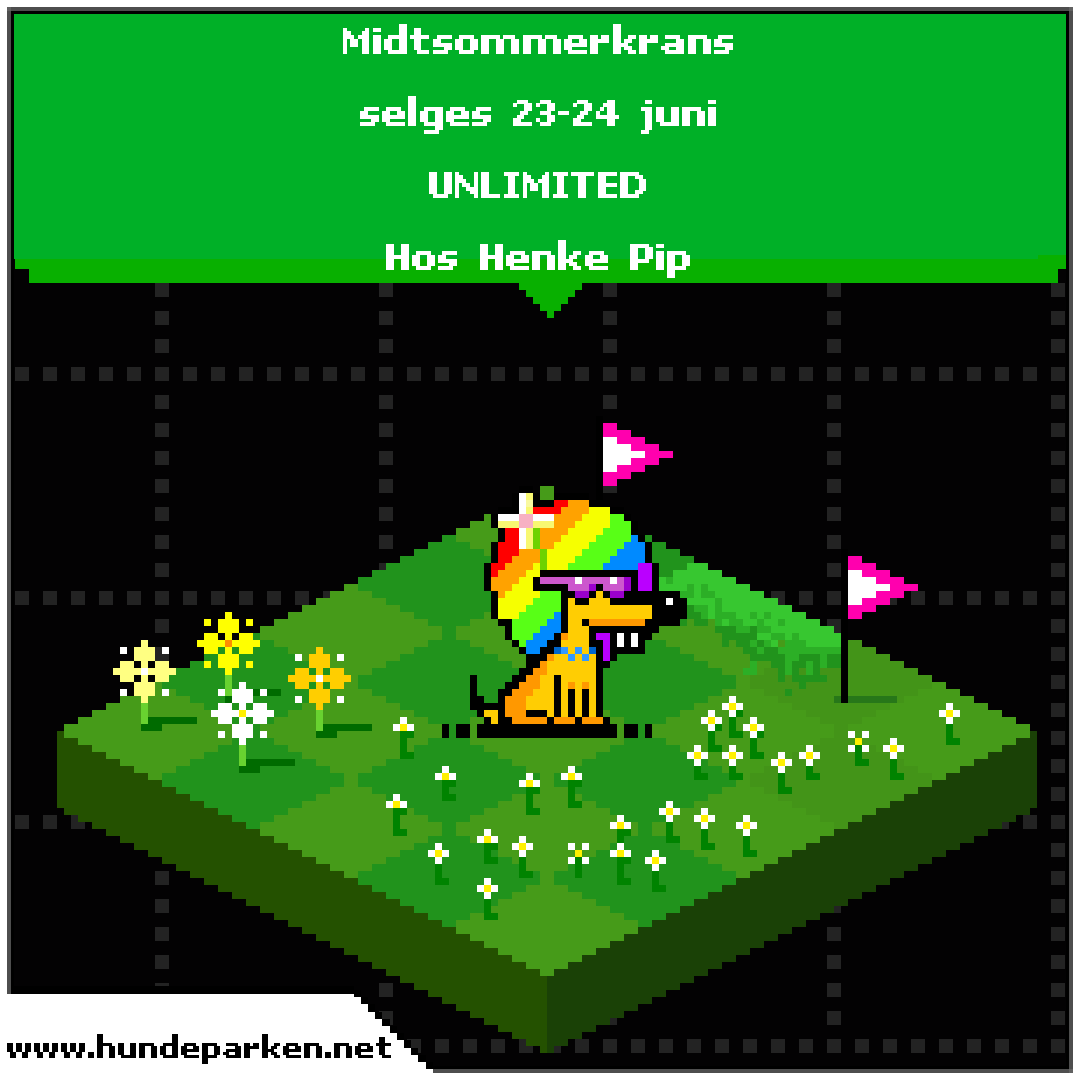 HPOffisiell's tweet photo. 🇳🇴Det vil bli solgt Midtsommerkrans hos Henke Pip kun 23 til 24 juni, unlimited antall!

▶️https://t.co/N0Zhew15Vf

#hundeparkendk #hundeparkennet #HP3 #restock #shopping https://t.co/BZmdykWYOD