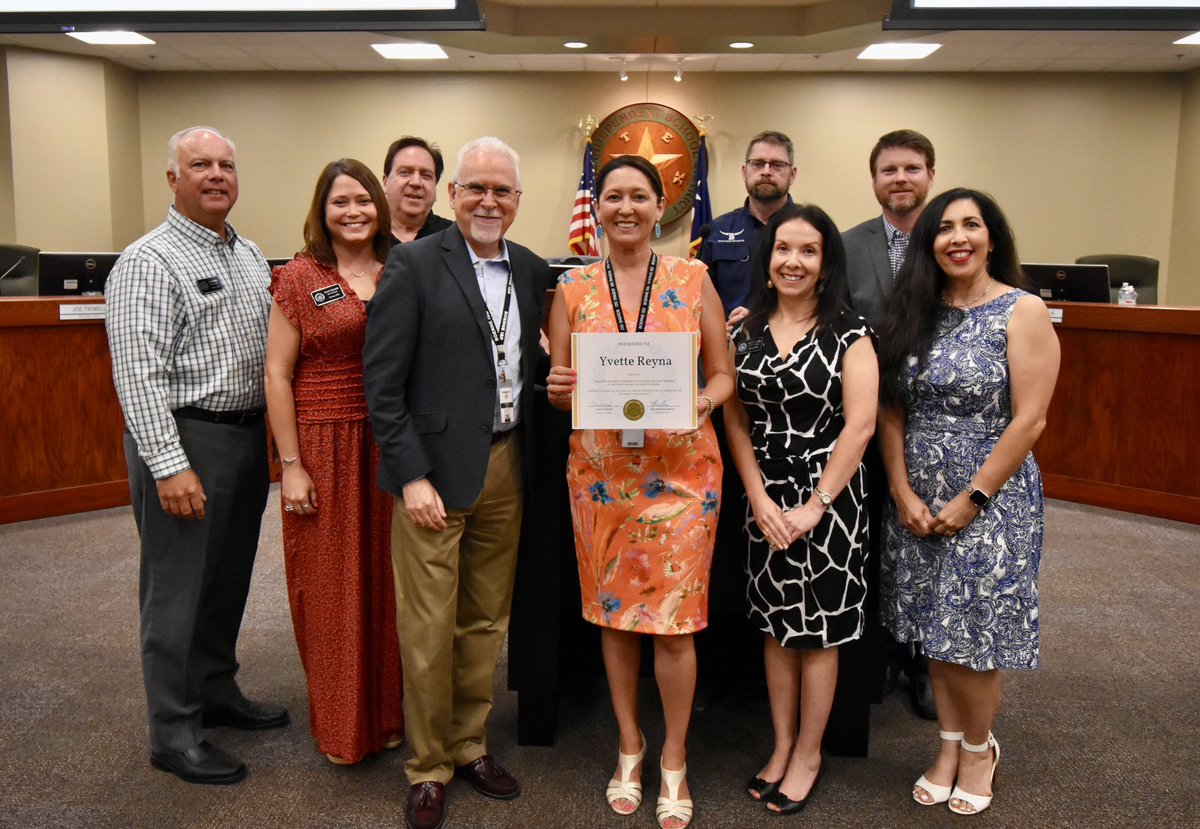 Boerne ISD (@boerneisd) on Twitter photo 🎉 At their regular monthly meeting, the Boerne ISD Board of Trustees commended students and staff for their recent accomplishments.
Dr. Price also presented the <a href="/SamChampionHS/">Samuel V. Champion High School</a> Baseball Team with a Superintendent's Proclamation to honor their historic season.
Congratulations 🎉 At their regular monthly meeting, the Boerne ISD Board of Trustees commended students and staff for their recent accomplishments.
Dr. Price also presented the <a href="/SamChampionHS/">Samuel V. Champion High School</a> Baseball Team with a Superintendent's Proclamation to honor their historic season.
Congratulations