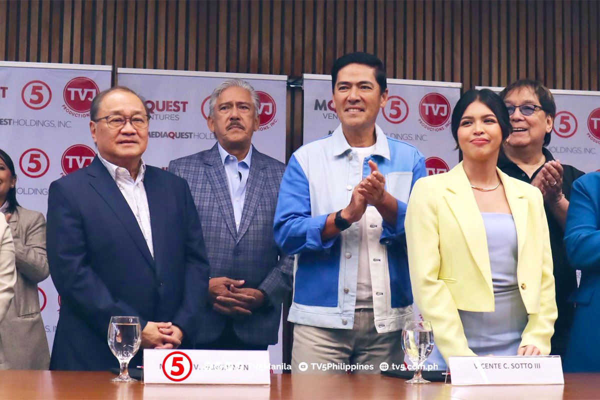 Phenomenal Star #MaineMendoza with TVJ and MVP at ...