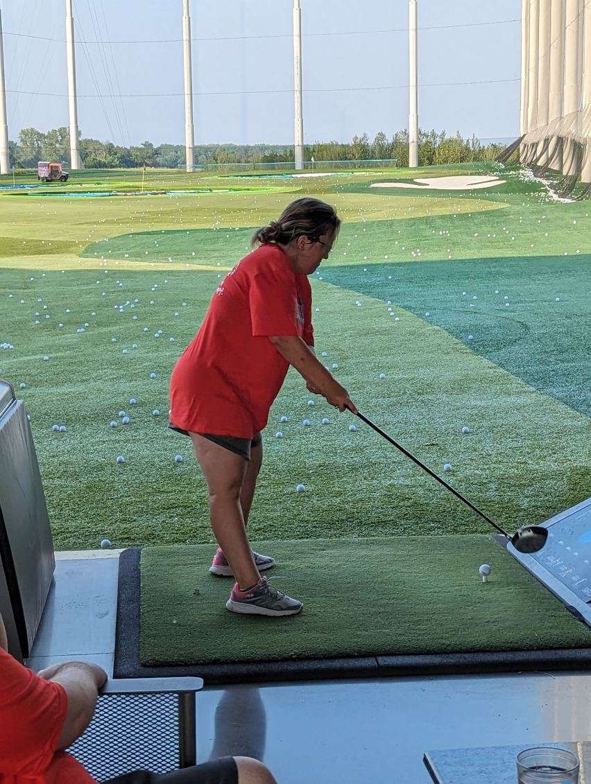 Tuesday night Special Olympics Missouri hosted its first @topgolf practice in STL! #SOMO athletes from Wentzville Special Sports & Francis Howell Special Sports enjoyed a fun night of golfing. To get involved with Topgolf, email diehl@somo.org. #SOMOPremier