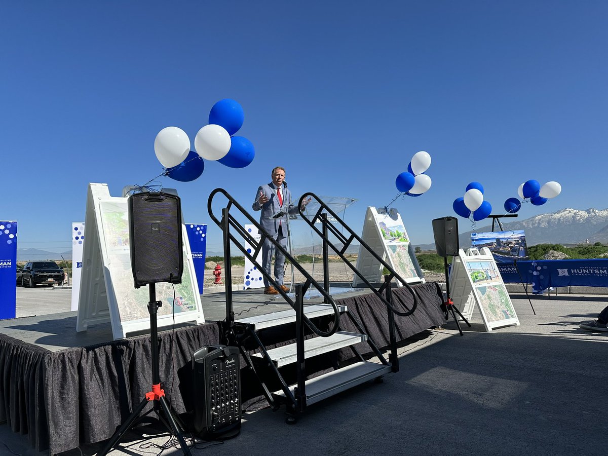 This project represents collaboration between several academic institutions. These educational institutions working on the mission to solve cancer will be stronger together. -President Taylor Randall