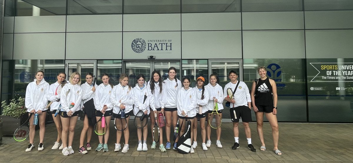 Day 2 and a brilliant, inspirational day of coaching and games. Lots of fun, huge thanks to Coaches Tom &amp; Ellie ⁦<a href="/TeamBathTennis/">TeamBath Tennis</a>⁩ thank you for having us!