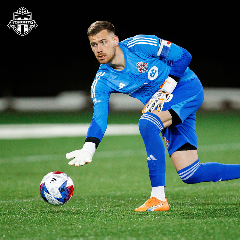 TorontoFC's tweet photo. NEWS | Toronto FC has signed goalkeeper @luka_gavran to a short-term agreement from @TorontoFCII ahead of their match vs. @fccincinnati 

#CINvTOR | #TFCLive