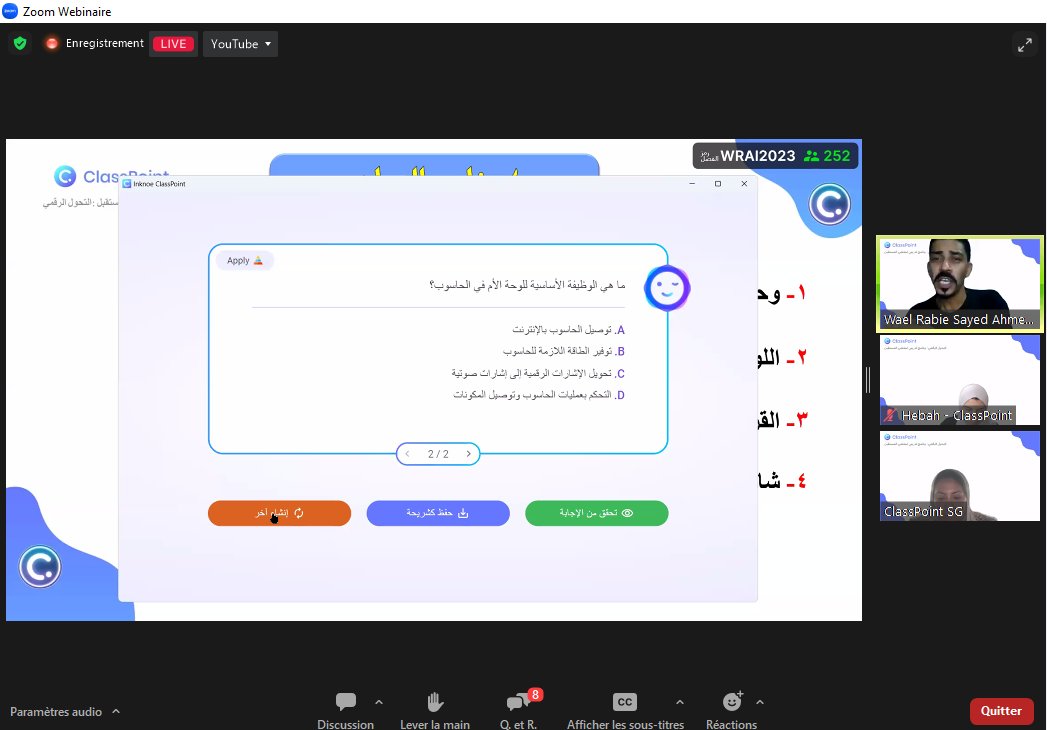 ELBALGHITIANAS's tweet photo. Many Thanks for wonderful session @WaelRabie83 @mery092 @classpointMENA
#classpointAI #MIEExpert #MicrosoftEDU @Fnar9595 @ahmmath @saharelayally @bobba44266647 @GihanGAhmed https://t.co/mFjIk5ZVKA