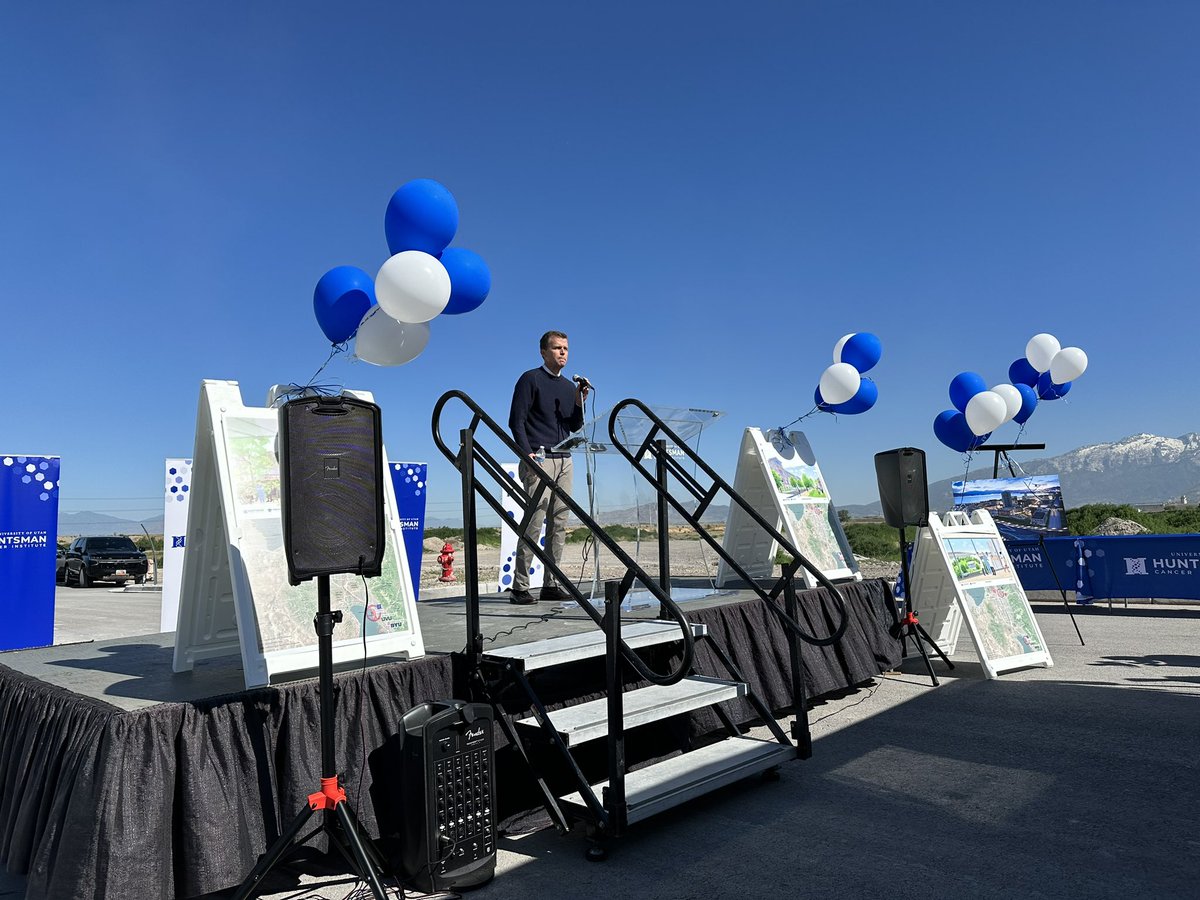 Today is Jon Huntsman Sr’s birthday.. The Huntsman Family announced that they will be donating a 75 million dollar matching grant for this new campus.
