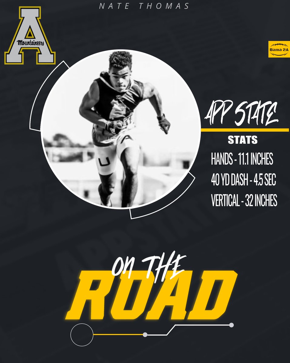 Take a look at <a href="/Nate_thomas_4/">Nate Thomas jr</a> stats from <a href="/AppState_FB/">App State Football</a>❗️