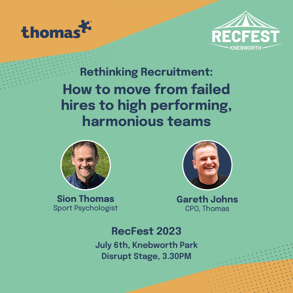 ThomasInt_News's tweet image. Discover the future of work at RecFest 2023! Join Crystal Palace FC’s Sport Psychologist, Sion Thomas and Thomas’ CPO Gareth Jones, as they talk dynamic teams. See you on July 6th at Knebworth Park! 

Register now 👉 bit.ly/3NgZ345

#RecFest2023 #TalentAcquisition