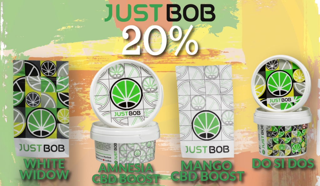 💣Super Rabatt auf🍀Justbob🍀
20% Rabatt auf:

- AMNESIA CBD BOOST
- WHITE WIDOW
- DO SI DOS
- MANGO CBD BOOST

 #justbob #cbd #cbdblueten #cbdbluetenkaufen #cbdgras #cannabiscbd #cannabis #marijuana #thcfree #canapalight #weed #hemp… justbob.de/promo-cbd/