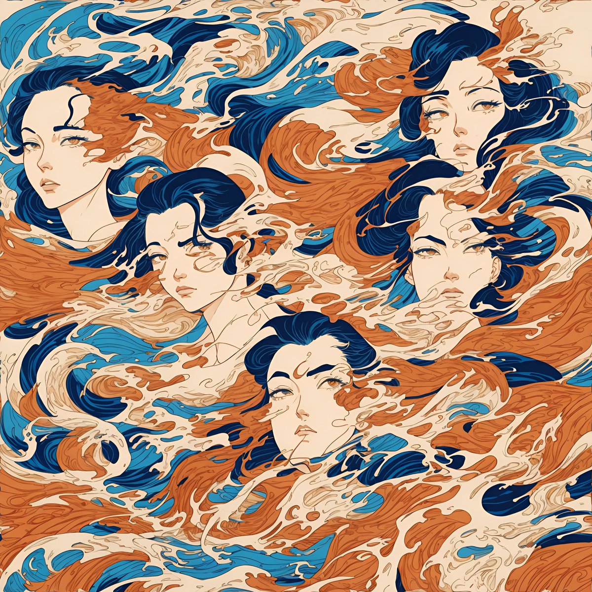 Agathakittie's tweet photo. Lost to the depths of corruption, an Ocean Maiden once pure, succumbed to the twisted allure of the dark spirits influence.
In a tragic sacrifice, innocence is dissolved, a poignant reminder of the cost of darkness.
#TragicTale #CorruptedHeart #hokusai #AIcommunity #AIgirls https://t.co/hh9JvLyINR