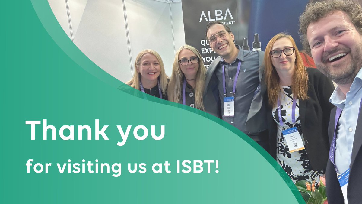 Thank you for meeting with us at ISBT 2023 and for all the valuable insights you shared with us! #ISBTGothenburg #bloodtransfusion