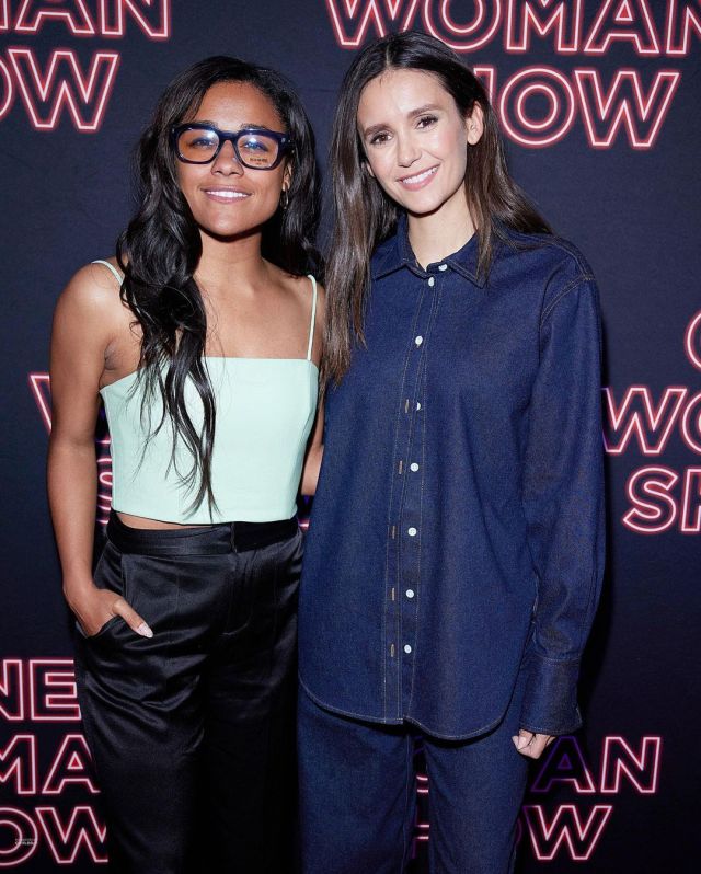 RT @neensdaily: NINA DOBREV attending LIZ KINGMAN'S ONE WOMAN SHOW OPENING NIGHT  in NEW YORK, 20TH JUNE 2023. https://t.co/U2OCwCxzNe