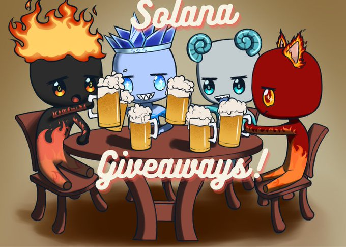 ⚡️ $SOL FLASH GIVEAWAY ⚡️ 3 x $SOL Prizes !! 🏆 •Follow me &amp; <a href="/MightyMinions/">Mighty Minions II</a> (🔔) •Like &amp; RT •Must Join :- discord.gg/mightyminions Starts now!! 🏎️🏎️ Ends in 12 hrs 🫡🏁 #Solana #NFT #NFTs #SolanaGiveaway