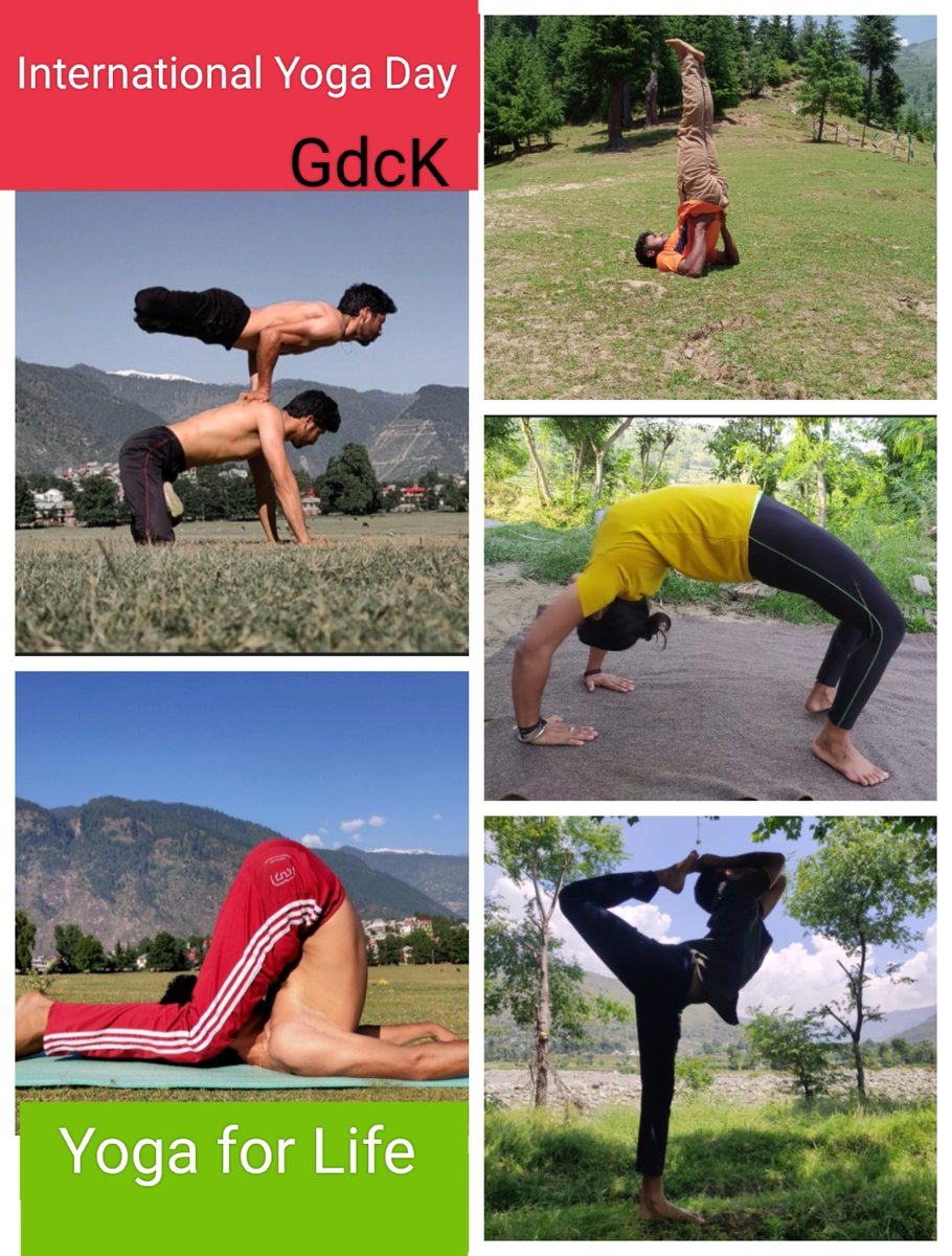 SportsGdck's tweet photo. #YogAsanas in the #NaturalSetting . #Yoga=WellBeing https://t.co/xYuGbBRZn2