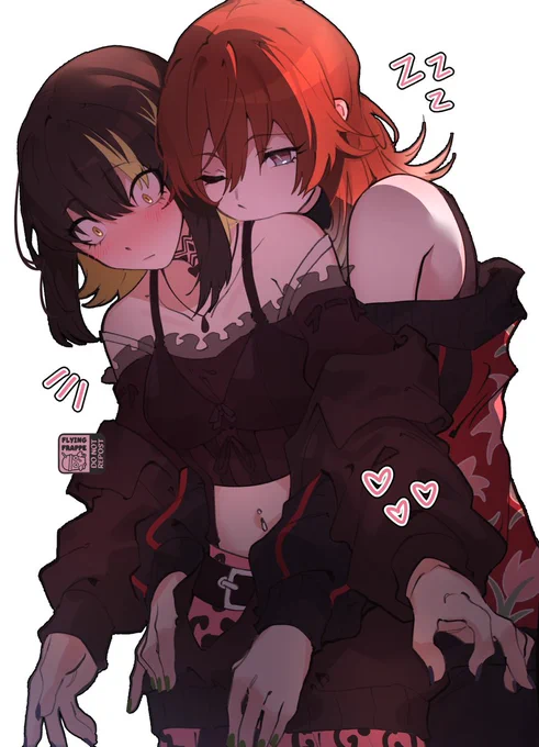 hugs n kisses #みこルカ #シャニマス