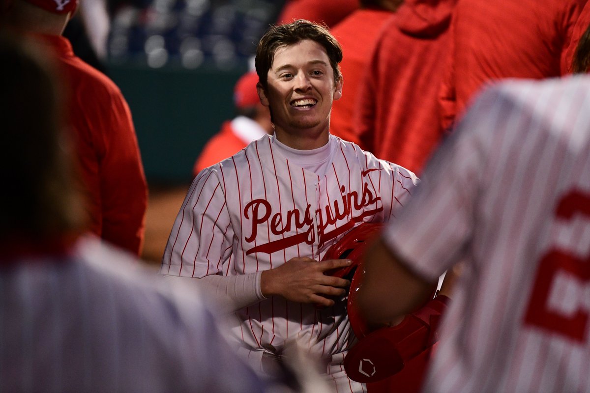 What a season it was for 𝗧𝗿𝗲𝘆 𝗟𝗮𝘄 in 2023! 🔥

🔴 Second-Team All-Horizon League
🔴 Second-Team All-Region
🔴 Slashed .362/.452/.437
🔴 Led #HLBASE with 80 hits
🔴 First Penguin with 80 hits in a season since 2010
🔴 Hit safely in 43 of his final 49 games

#GoGuins🐧⚾️