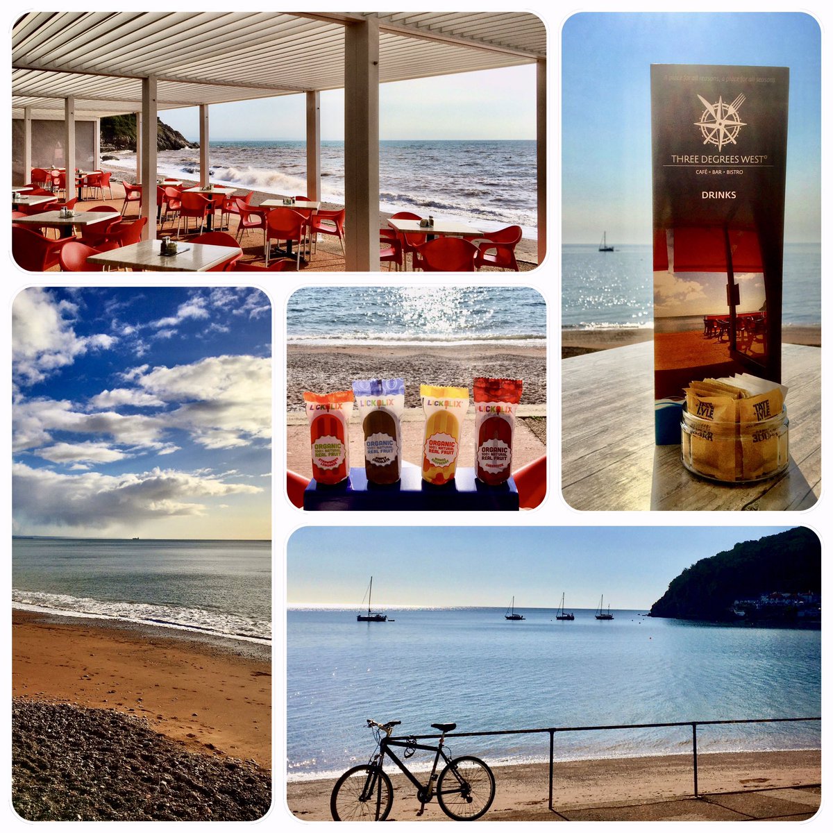 Sunshine at the beach…..

Three Degrees West cafe and takeaway is open every day from 9am.
Breakfasts, coffees, cakes, treats, tapas, beers, burgers, ice creams and all sorts of other delights
Shuttle bus running up and down the hill so you don’t have to 😊

#myriviera