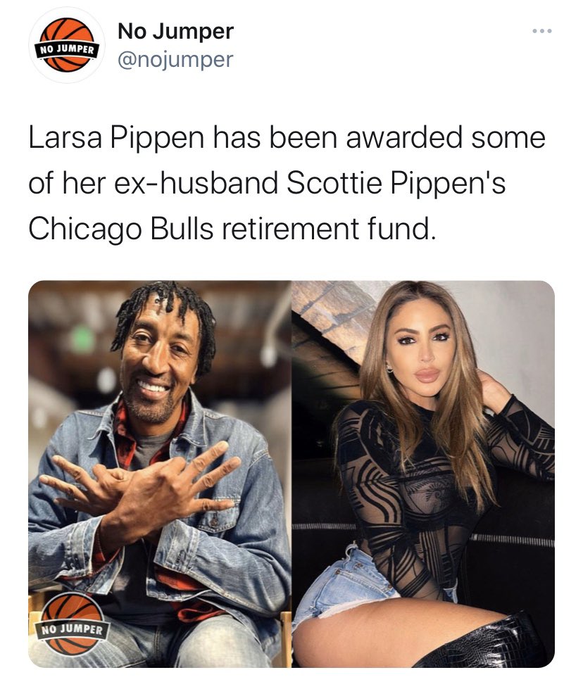 BREAKING: Scottie Pippen’s Ex-Wife Fucks Him One Last Time