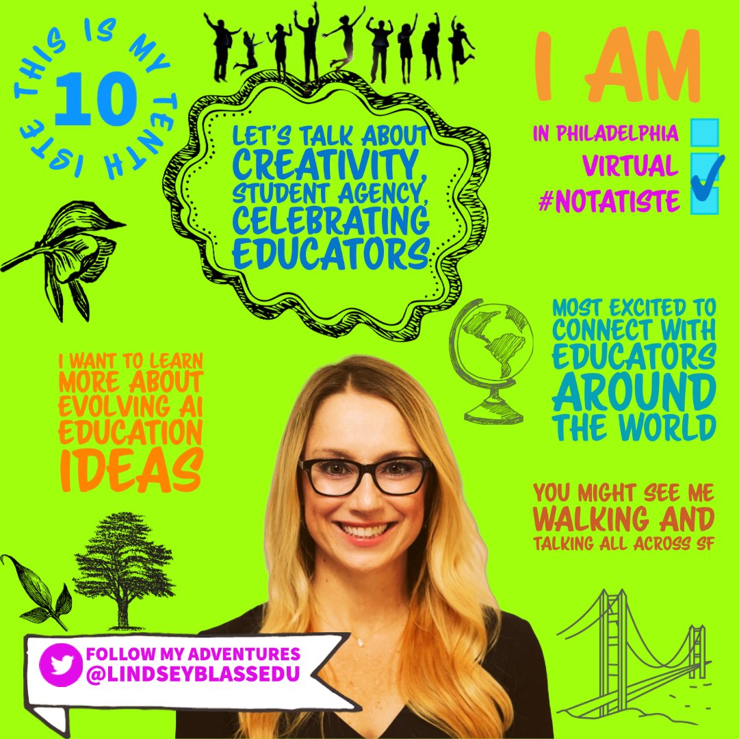 Who is #ISTELive ready?! I will be Virtual + #NotatISTE but still excited for all the connecting, engaging, & sharing!

Huge shoutout to #AdobeEduCreative Edu #Rockstar @mrsjones72812 for reviving this amazing template! Share your story & let's connect 🤩

express.adobe.com/post/8t3A5Jbox…