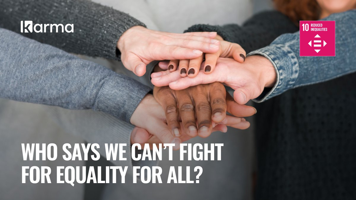 Who says we can’t fight for equality for all? 1 in 5 people have experienced discrimination in spite of protections in international law.
Let’s take a stand against discrimination and work towards a world where every person is treated with respect.
#ReduceInequalities #SDG10