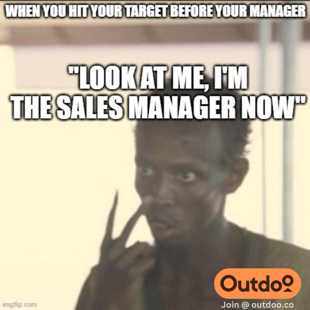 We were all thinking it...  #Sales #SalesTips #SalesAdvice #hustle #SalesCoaching #SalesTraining #OutDoo