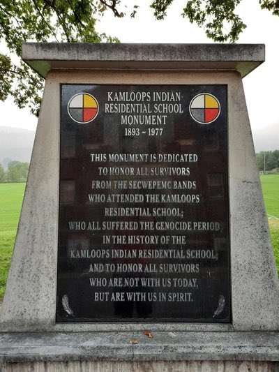 Kamloops Indian Residential School Monument 🧡🪶