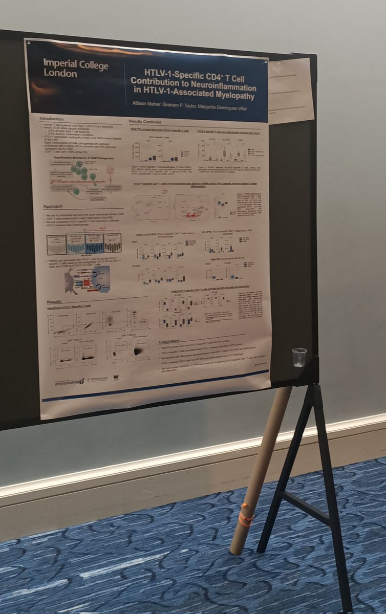 If you're at the FOCIS annual meeting today in Boston, and are interested in CD4+ T cell contribution to neuroinflammation in HTLV-1-Associated Myelopathy, I'm excited to be speaking during the neuroimmunology session and have a poster (number W212). Thank you <a href="/FOCISimmunology/">FOCIS</a>