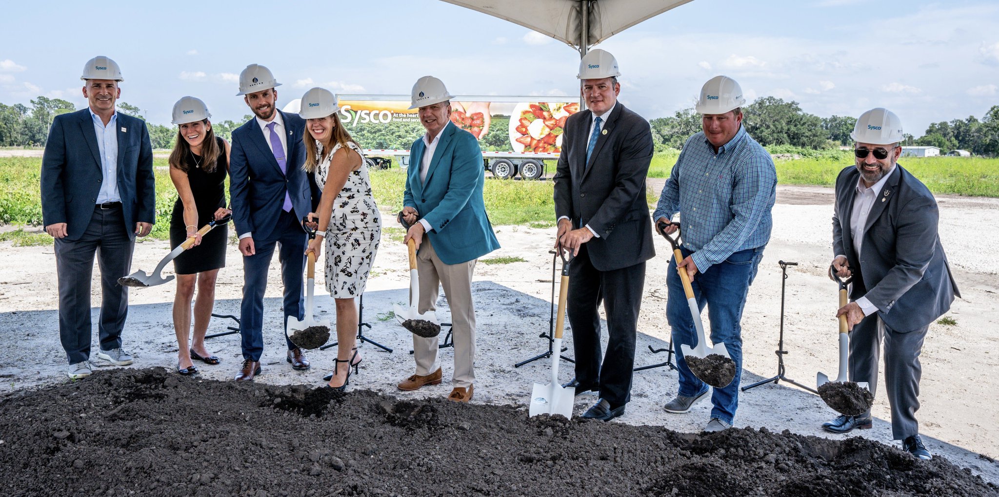 Sysco on Twitter "The groundbreaking for Sysco Tampa Bay has begun