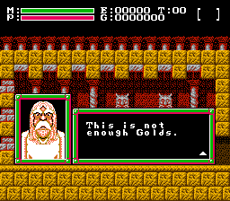 gamequotesapp's tweet photo. This is not enough golds. (Faxanadu, Nintendo, NES, 1987) #retrogaming #gaming https://t.co/DUV0NXpVss