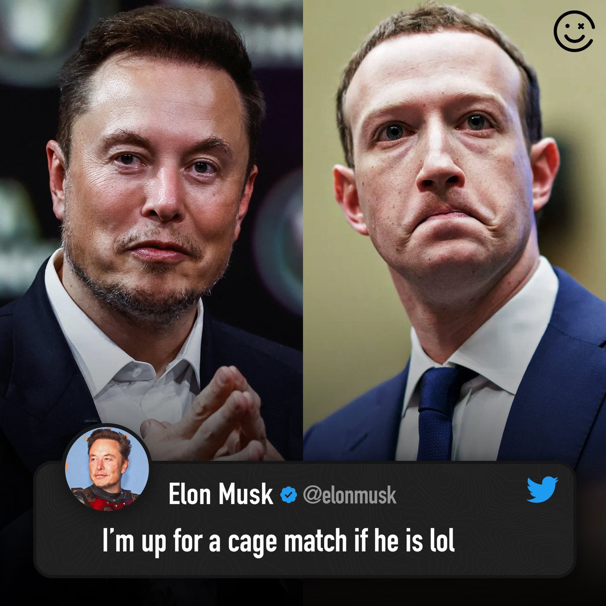 Happy Punch on Twitter: "Elon Musk challenged Mark Zuckerberg to an MMA