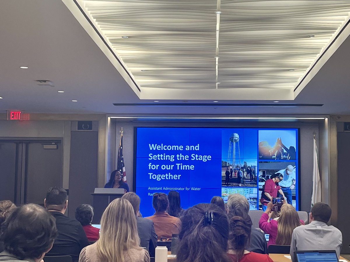 RCAPInc's tweet photo. RCAP is participating in the WaterTA Summit with @EPA Administrator @EPAMichaelRegan and @radhikafox, as we celebrate being designated as an Environmental Finance Center (EFC) to help small communities apply for infrastructure funds. @GLCAPOhio’s Kristin Woodall also spoke. https://t.co/YY9Qa7WtO6