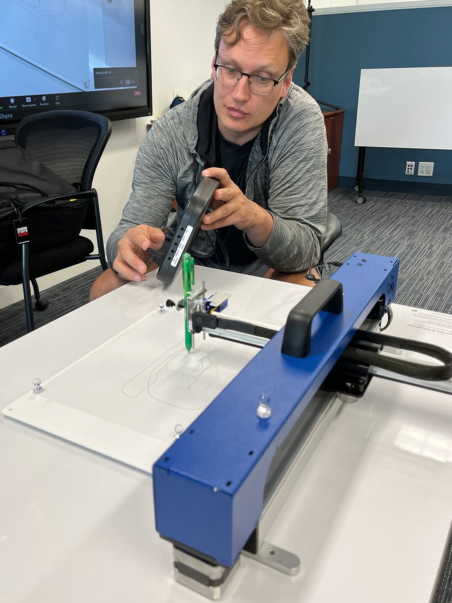 set_bc's tweet photo. Last week our team enjoyed a fun workshop/demo on the #AccessibleArtInterface (AAI) from @CanAssistUVic.
#AssistiveDrawingDevice #BuildingCapacity #Accessibility #Access #AccessibleArt #AssistiveTechnology #SwitchInterface #AssistiveSwitches #InclusiveClassroom https://t.co/HolaODcBvI
