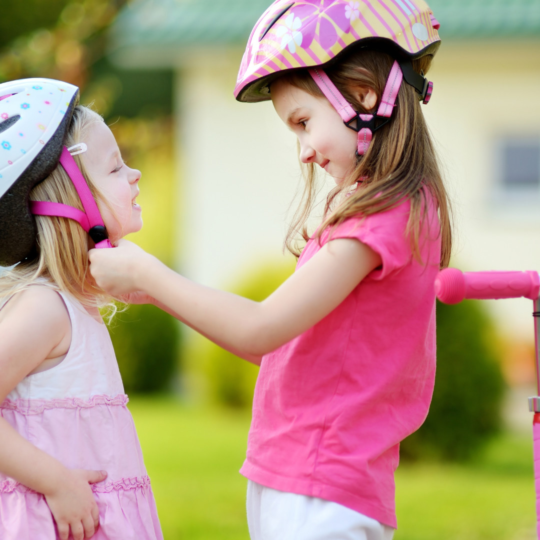 Whether your child is riding a bike, scooter, or skateboard, wearing a helmet is crucial for preventing head injuries.. 🚴‍♂️👦👧 #helmetsafety #childplay #pediatriccare #BuffaloNY'