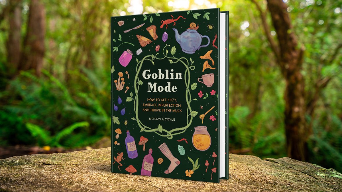 somehow there’s less than a week until my book comes out?? preorder my cute, messy, mushroom-y book now!! don’t miss your chance to go GOBLIN MODE! quirkbooks.com/book/goblin-mo…