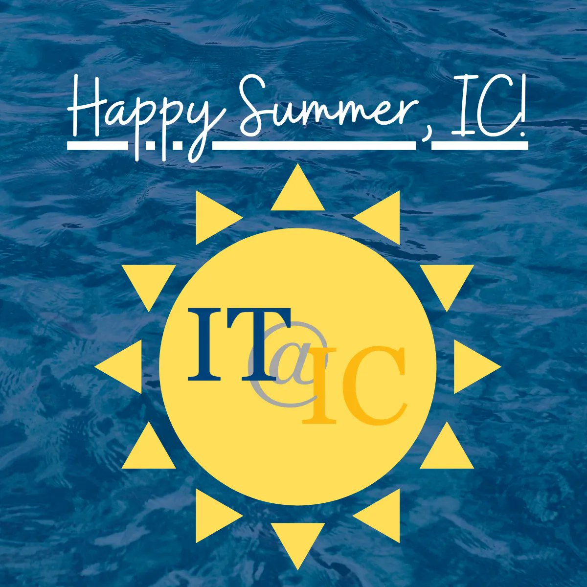 IthacaIT's tweet image. Happy first day of summer, enjoy the weather! ☀️