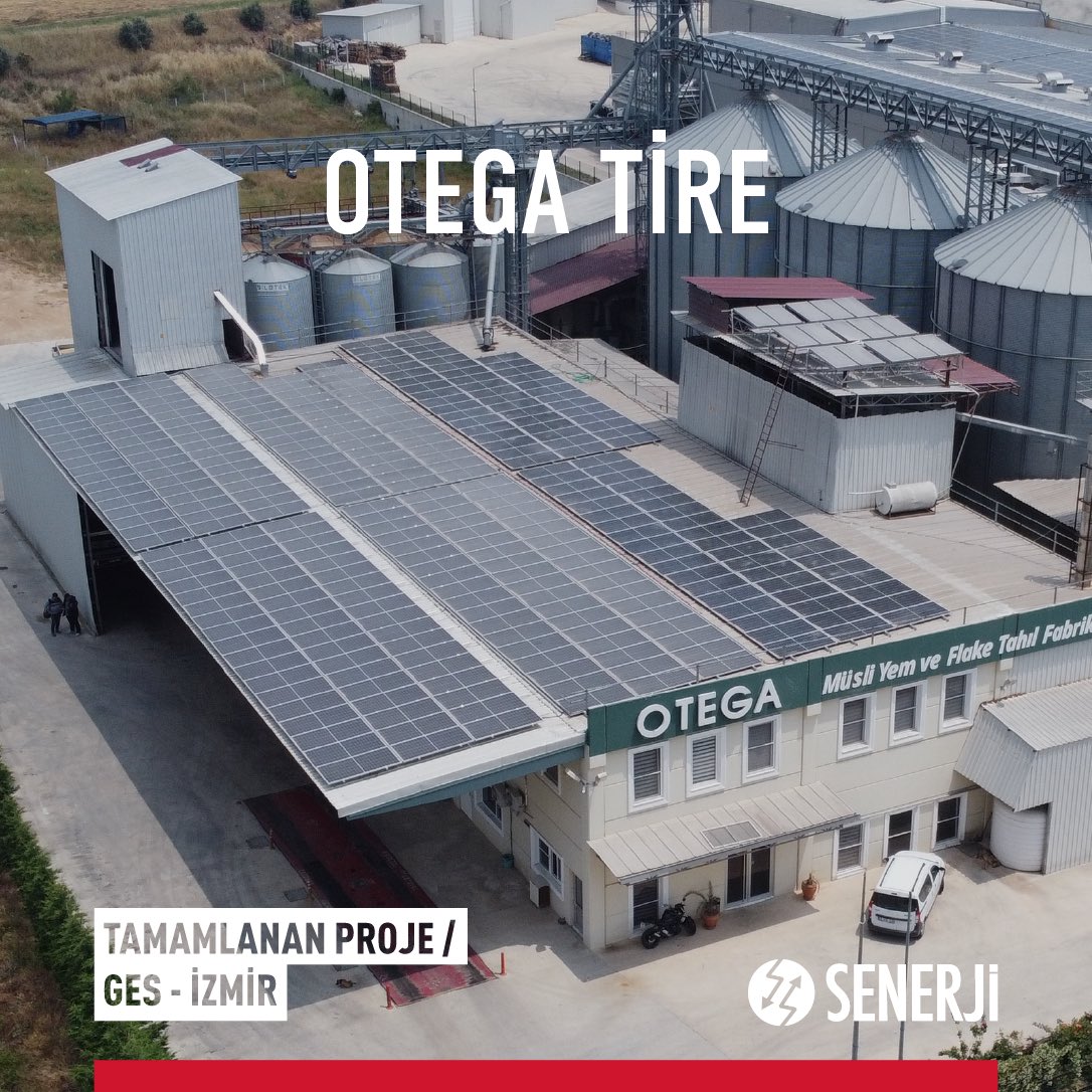 İzmir’de bulunan Otega Tire’nin çatısına uyguladığımız 138 kWp gücündeki GES projemizin geçici kabulleri tamamlanmıştır. 🤝 

Otega Tire geleceğini Senerji ile güneşlendirdi! ☀️

#Senerji #Otega #çatıges #yenilenebilirenerji #güneşenerjisi #solar #solarsystem #ges #çatıges