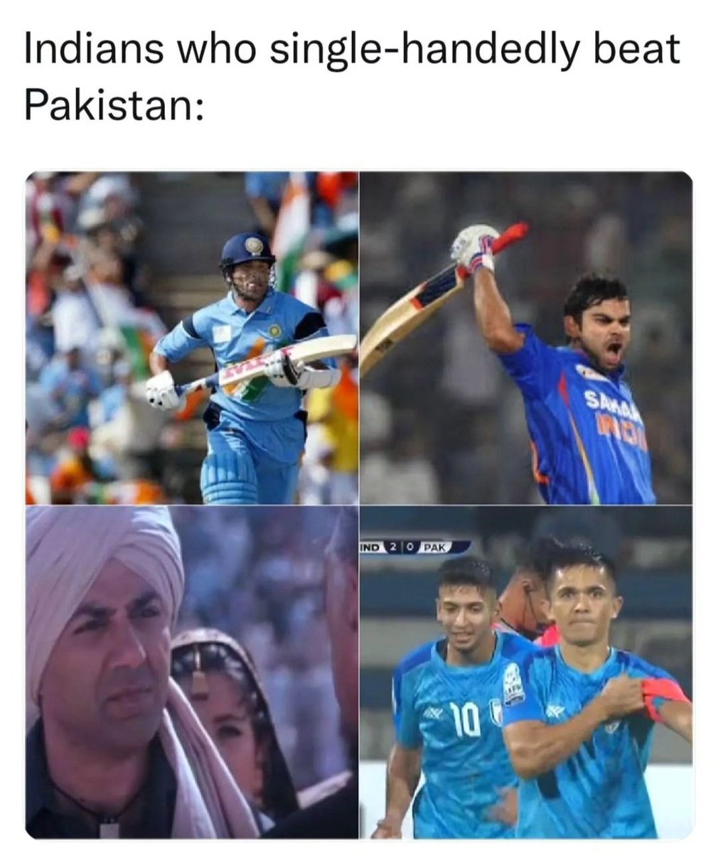 India vs Pakistan football match 
#indiavspak #football #SunilChhetri #ViratKohli𓃵 #SunnyDeol #Gadar2 #GOAT𓃵