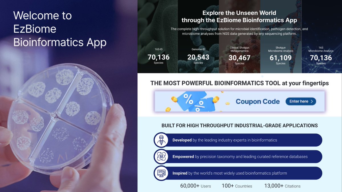 EzBiome's tweet photo. Thank you @ASMicrobiology for the opportunity to connect with a global network of scientists, educators, researchers, and healthcare professionals who made the launch of EzBiome Bioinformatics a memorable milestone moment and inspire the work we do. https://t.co/lj36S8s009 https://t.co/tS0nMo2Asf