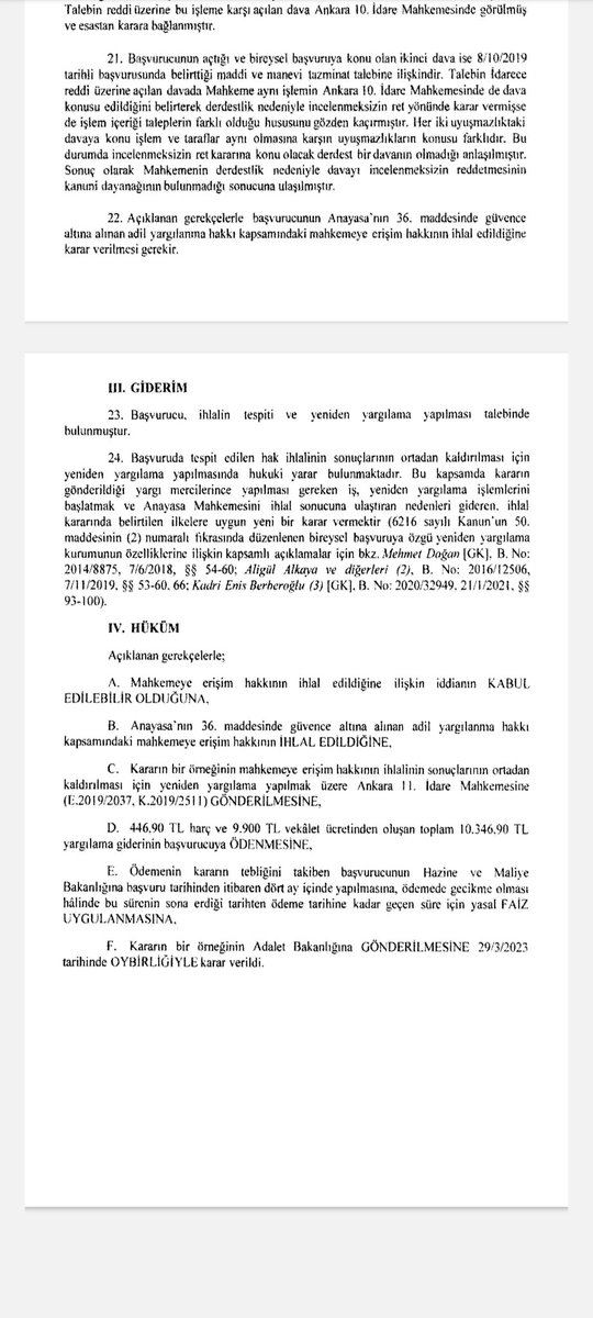 İdare Mahkemesi; KHK ile ihraç sonrası göreve iade edilenin memuriyetinin sonlanması nedeniyle ihtiyaçlarını karşılamak için konutu ve aracını satmasından dolayı uğradığı zararlarının giderilmesi amacıyla açtığı tazminat davasının görevde olmadığı döneme ilişkin mali haklarının…