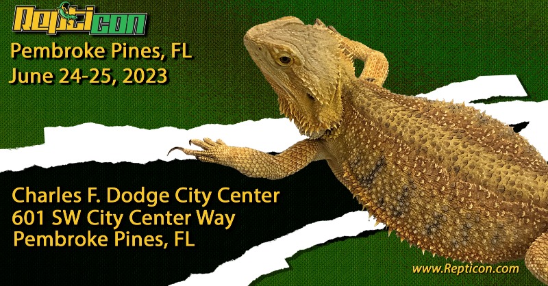 Repticon Pembroke Pines is a great way to spend the weekend!

Buy tickets here: repticon.com/tickets/