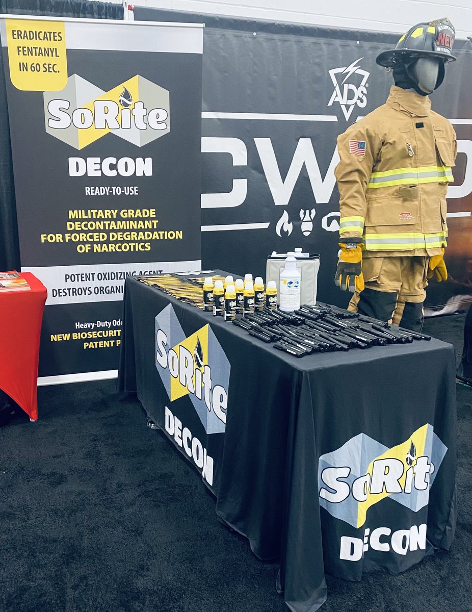 Representing SoRite DECON at <a href="/ADSTactical/">ADS, Inc.</a>, Inc. #WarriorEast in Virginia Beach today! Stop by booth 108 and see us if you’re at the show.

 #fentanylawareness #fentanyl #xylazine