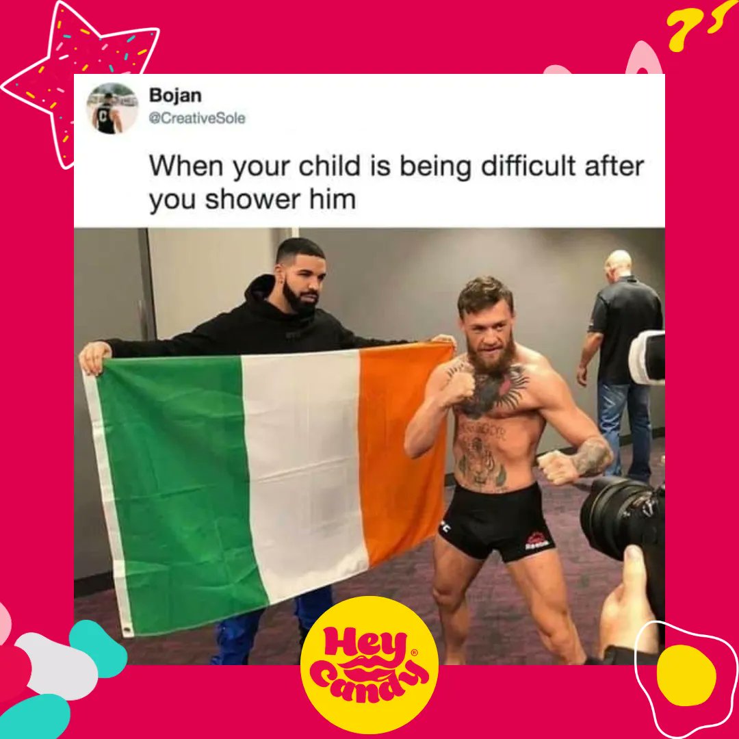 Trying to get that towel around them is like chasing a wild boar 🤣 ... Kids 😅

#irish #connormcgregor #candy #jellies #meme #heycandy